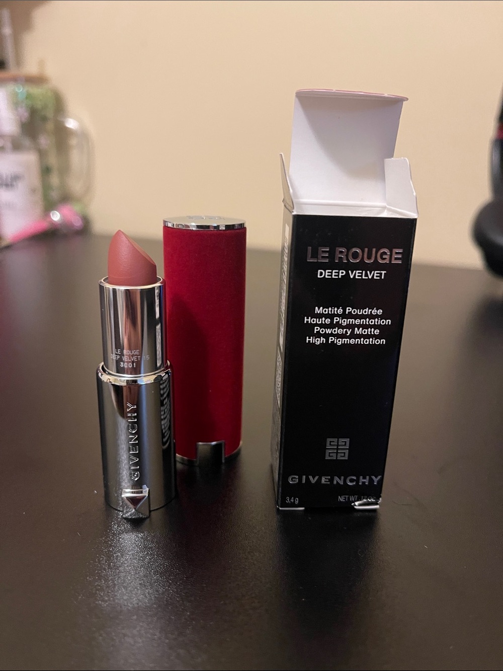 Givenchy Le Rouge Deep Velvet Matte Lipstick - Dusty Rose Nude